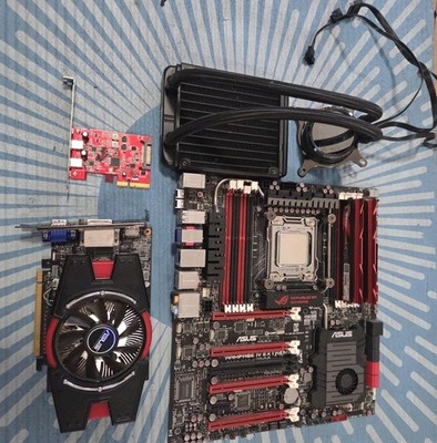 ASUS Rampage IV Extreme + CPU + GPU + RAM + Liquid Cooling