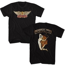 Image of Aerosmith - 1994 - American Classics - Solid Black Adult Short Sleeve T-Shirt