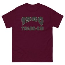 1980 Trans-am T Shirt Sizes Small Thru 5xl Choose From 10 Colors 1980 Trans-am T Shirt Sizes Small Thru 5xl Choose From 10 Colors