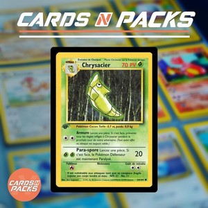 Carte Pokemon Chrysacier 54/102 Set de Base Edition 1 NM-Mint