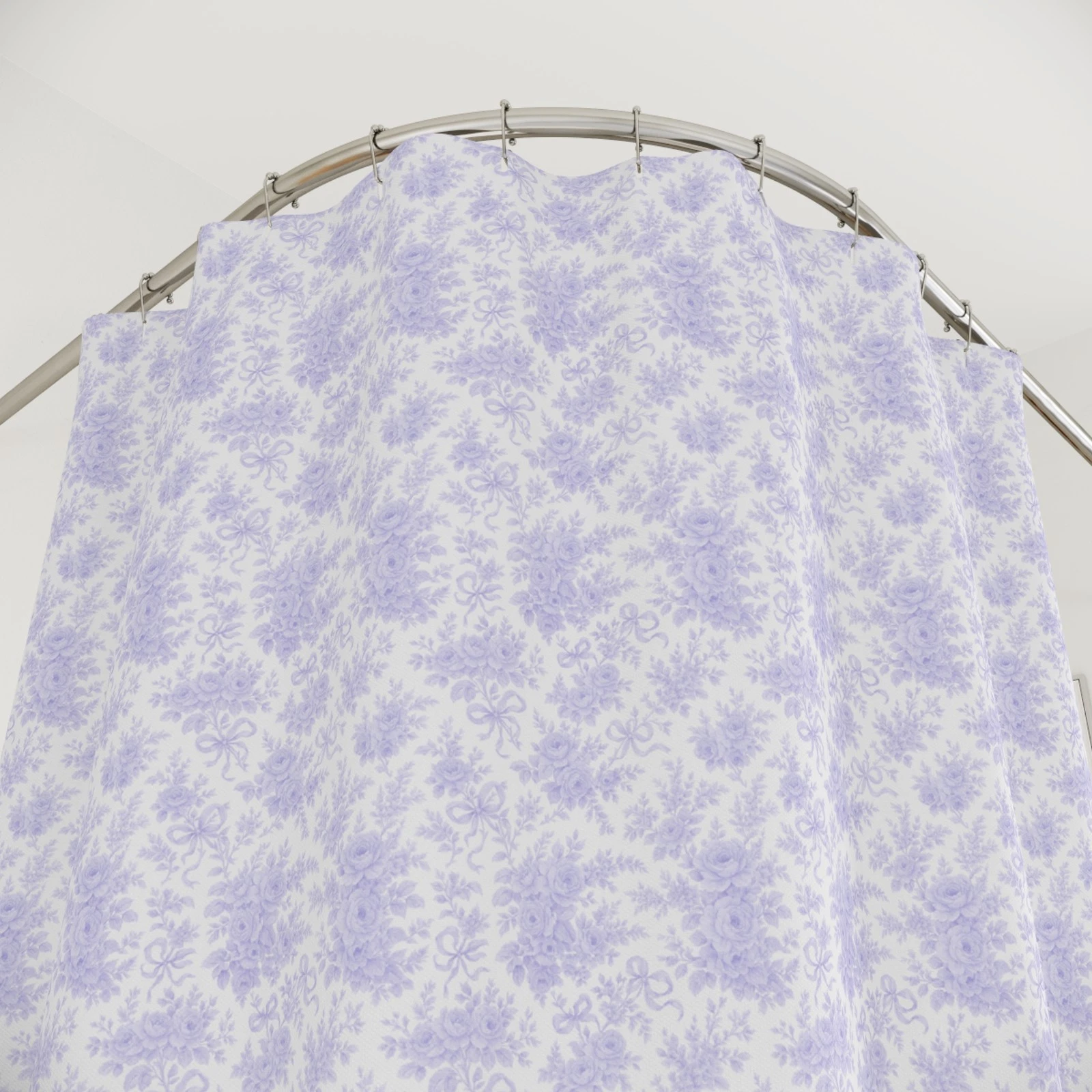 Lavender Tie Dye Pattern Shower Curtain