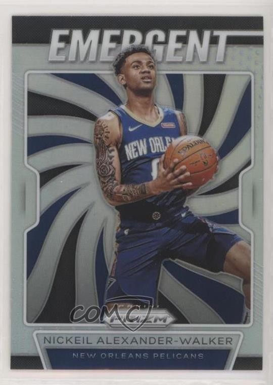 2019-20 Panini Prizm Emergent Silver Prizm Nickeil Alexander-Walker #16 02ez