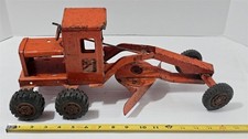 S-41 VINTAGE 1950'S PRESSED STEEL MARX LUMAR ROAD GRADER 