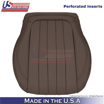 2017-2023 Fits Mercedes Benz E-Class Leather Front Driver Bottom Cover Nut Brown