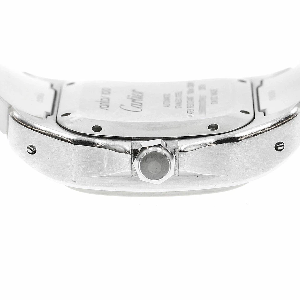 Relojes de pulsera Cartier W20122U2 Santos 100 mm automáticos niños acero inoxidable goma Foto 3 de 4