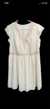 WOMENS Dress Ivory Colored sundress sleeveless size XL new