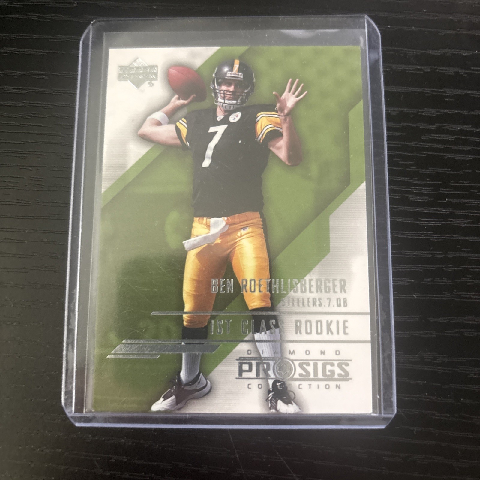 Upper Deck 2004 Pro Sigs 1st Class Rookie Ben Roethlisberger #93 Steelers