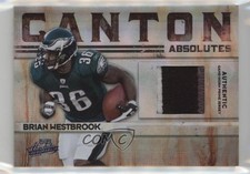 2009 Playoff Absolute Memorabilia Canton Absolutes 44/50 Brian Westbrook 10up
