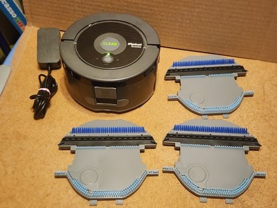 iRobot Scooba 230 Robotic Floor Cleaner Scrubber w/ 3pk Brush Plate & Charger