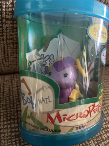 2002 Tomy Micropets Voice Activated Collectible Toy 18 Commands BOB Sealed - Picture 2 of 6