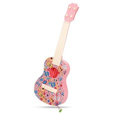 21in Colorful Graffiti Ukulele Guitar for Kids, 4 Strings Musical Instruments...