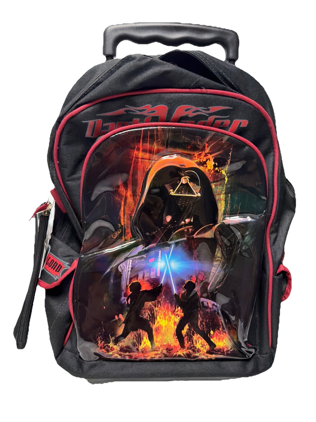 Animations Star Wars Darth VADER Backpack Sack 2007 Black Zi