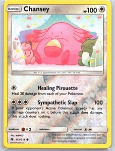 Chansey 152/214 Lost Thunder Reverse Holo