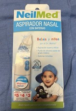 NeilMed Aspirator - Battery Operated Nasal Aspirator for Babies  Kids Free Ship