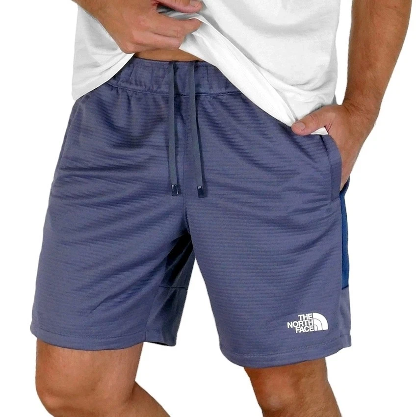 The North Face Mountain Athletic Fleece Shorts Men's Sports Training Pants Blue