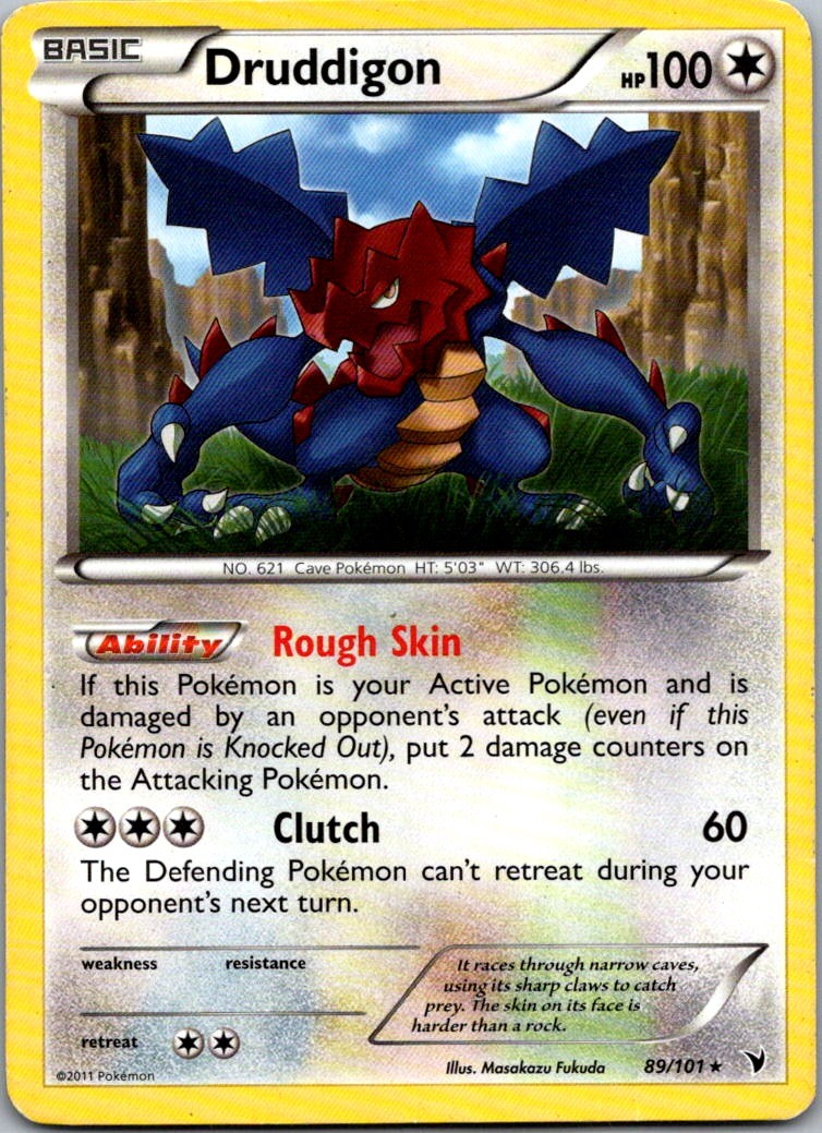 Druddigon 89/101 Noble Victories Rare LP/NM