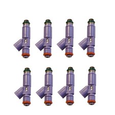 8pcs For Mustang Gt 2005-2010 24 Lb Pound Fuel Injectors For Racing M-9593-lu24a