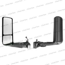 2018–2025 International MV607 Driver Side Power Mirror with Black Cover
