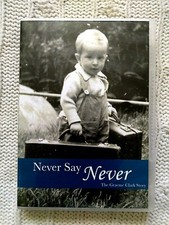 NEVER SAY NEVER: THE GRAEME CLARK STORY– DVD- R-4, LIKE NEW, FREE POST  AUS-WIDE