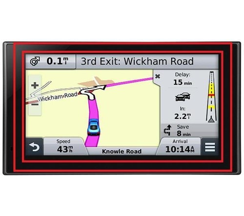 Sun Shade Visor Screen For Garmin GPS Sat Nav With 7'' Screen Nuvi Zumo etc. - Picture 5 of 5