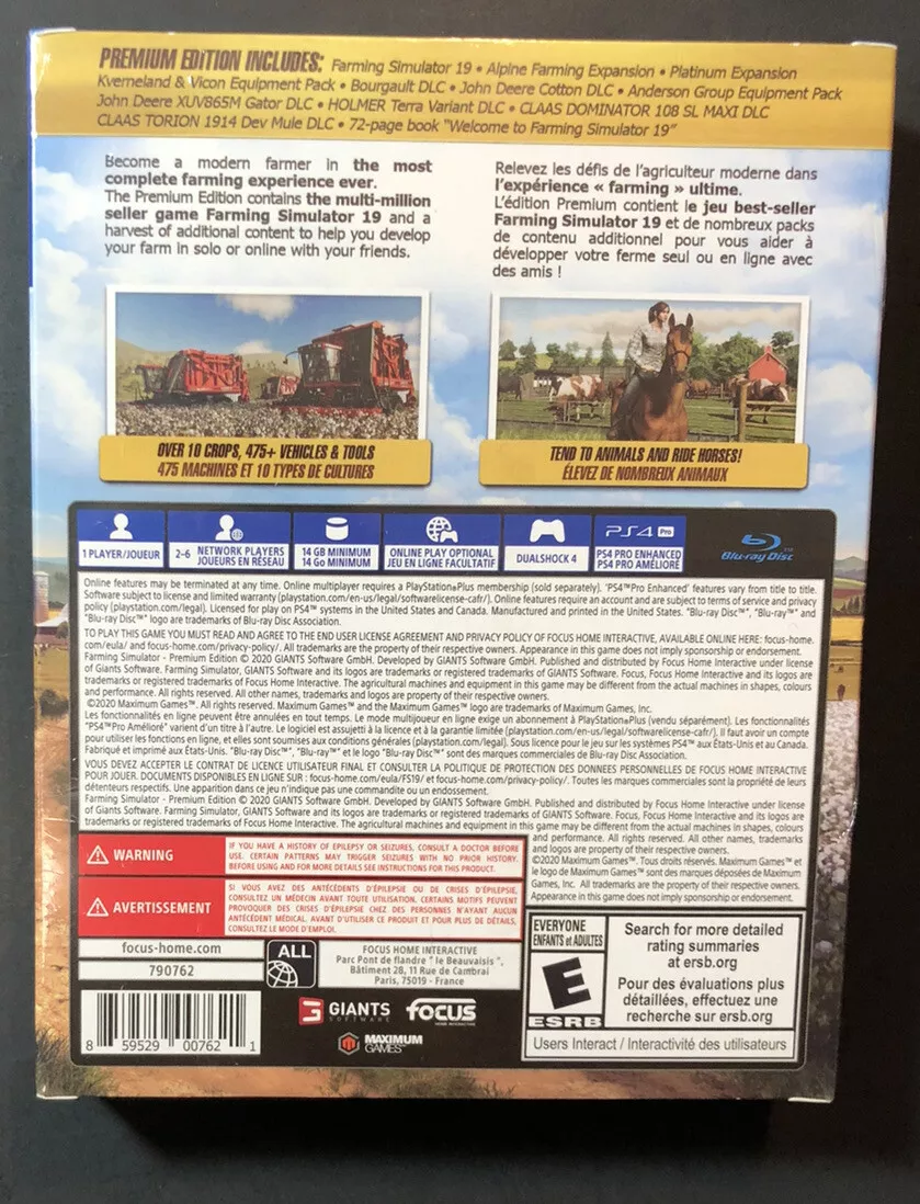 Farming Simulator 19 Premium Edition PS4