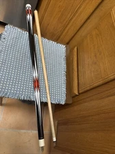 Diamond Superman pool cue Red Crackle 20oz Two Piece Billiard