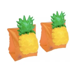 SUNNYLIFE Kids Pineapple Inflatable Arm Band Floaties Orange