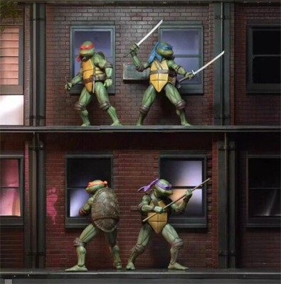NECA Teenage Mutant Ninja Turtles 1990 Movie 7'' Action Figure Statue Model Toy