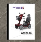 Granada mobility scooter manual plus extra - S743 Shoprider Roma