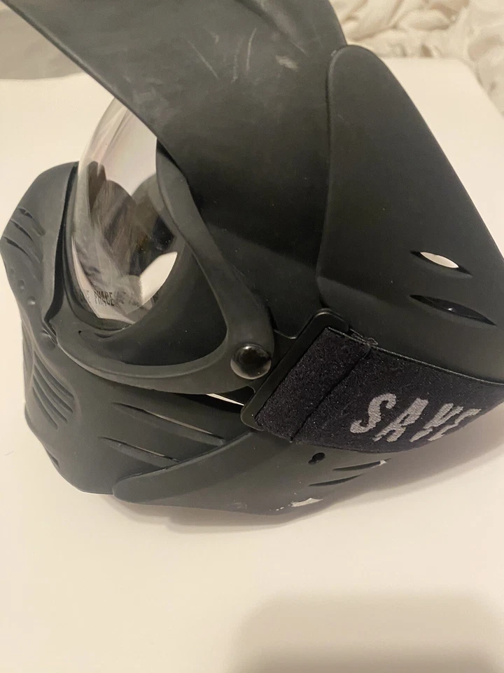 Máscara facial Save correa ajustable negra Foto 3 de 4