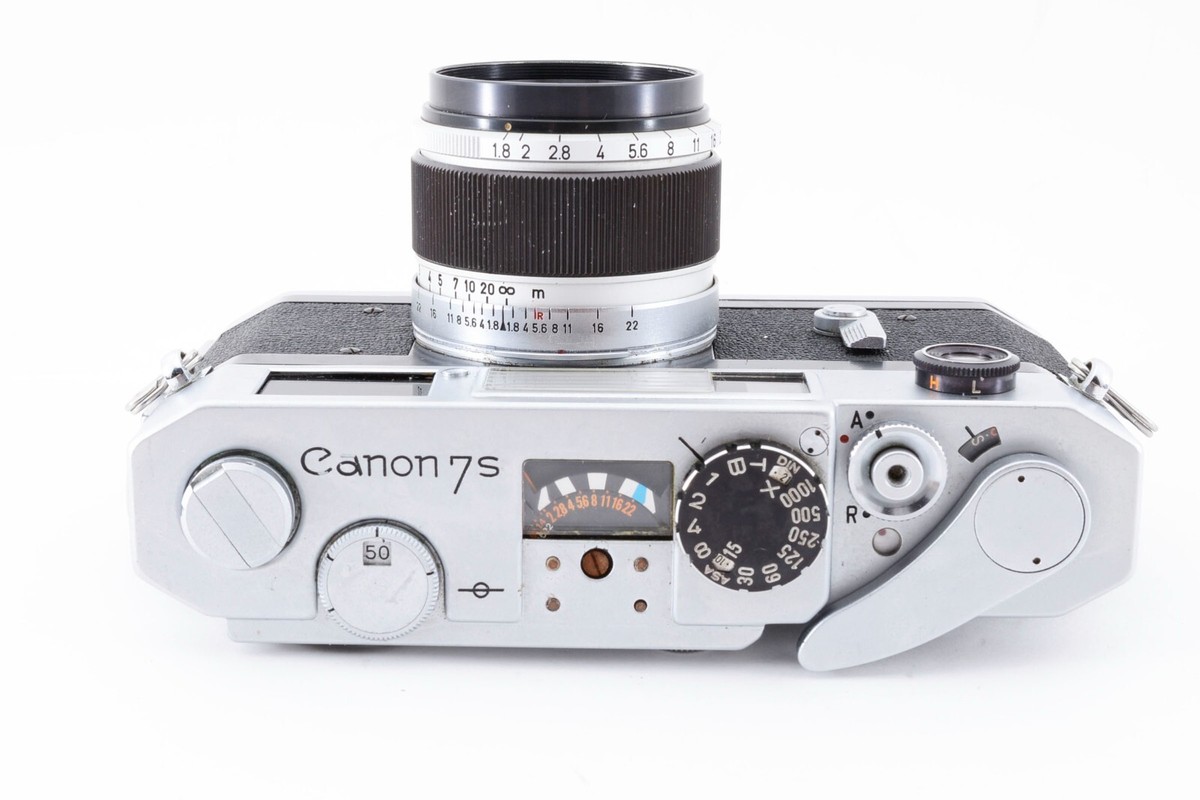 Near Mint ] Canon 7S Rangefinder w/ Canon 50mm f1.8 Leica