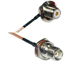 RG316 UHF Female Angle Bulkhead to TNC FEMALE BULKHEAD RF Cable Rapid-SHIP LOT