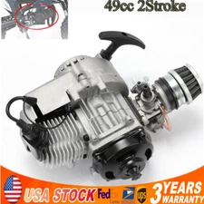 49cc 2 Stroke Engine Motor Kit Pull Start For Scooter Pocket Dirt Bike Quad ATV