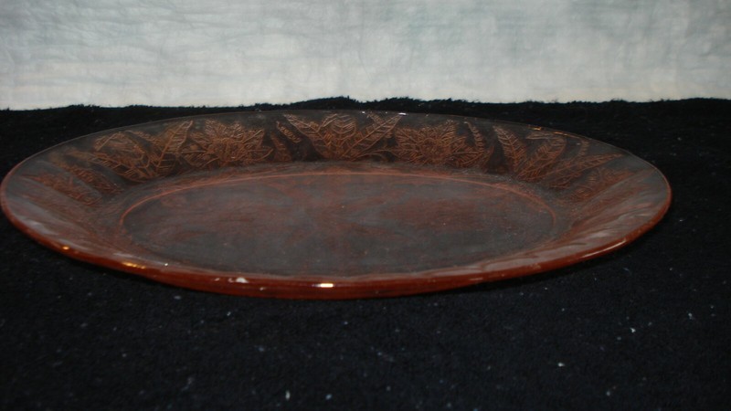 Jeannette Platter, Pink  "Poitsetta"  (461)