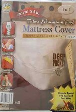 Naturally Home RL Plastics Extra Heavy Vinyl Deep Pocket Mattress Cover