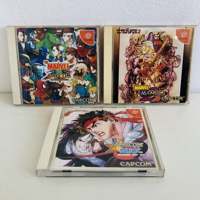 Marvel vs Capcom 1 2 Capcom vs SNK Dreamcast Capcom Sega Japan