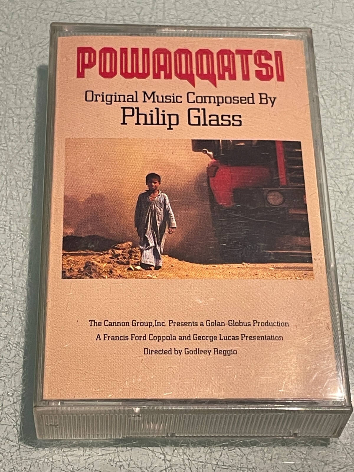 Powaqqatsi  - Soundtrack Cassette Tape Album - Music Composed by Philip Glass
