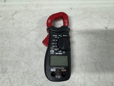 Hyper Tough Digital Clamp Meter AC DC 300V LCD Display Diode & Continuity Check