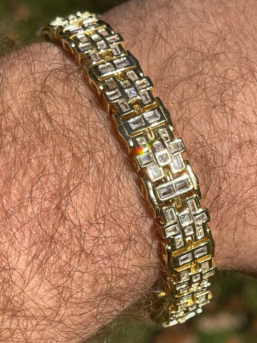 Yellow Gold Bracelets for Men for sale | eBay