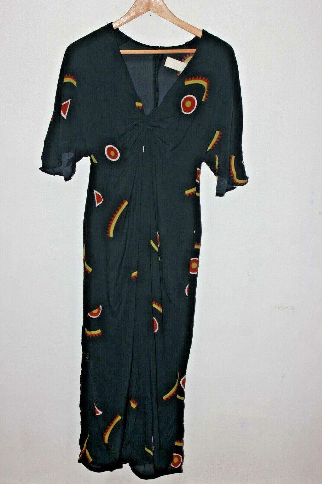 Capulet Black Geometric Pattern Jumpsuit Women's … - image 1