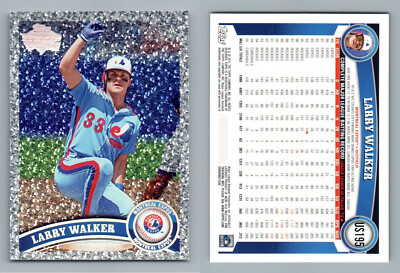 2011 TOPPS UPDATE SP LEGENDS PLATINUM DIAMOND US195 LARRY WALKER EXPOS