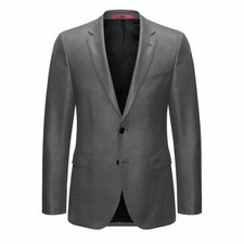 Hugo Boss Jeffrey Grey Mini Check Sportscoat 40R 495