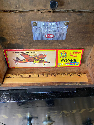 Power Prop Flying Gliders Mitsubishi Zero New VTG
