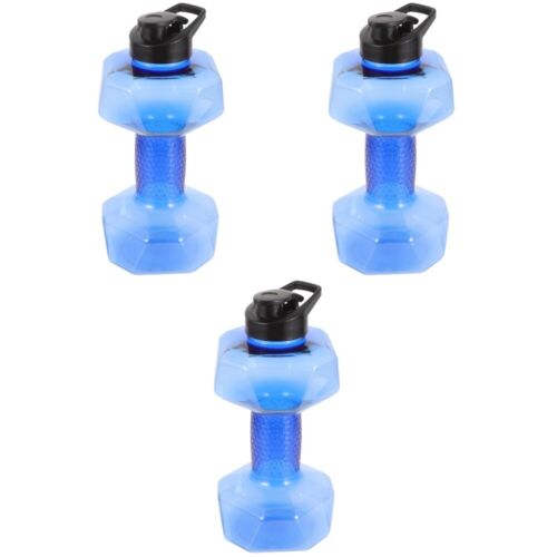 3 Piece Dumbbell Cup Sports Drinking Bottle Water Dumbbell Portable-