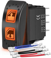 Nilight UTV Left Hand Driver Power Window Switch On Off 8 PIN Toggle Switches