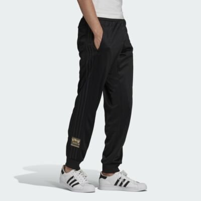 NUOVO Retro Adidas Originals Cile neri Bottoms Pantaloni Sportivi Track  Pantaloni Uomo a Righe 3 | eBay