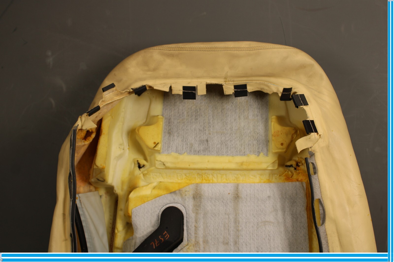 06-10 Bentley Continental Front Left Driver Side Seat Upper Cushion Oem