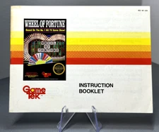 Wheel Of Fortune Instruction Booklet Nintendo Game Manual Only NES Original