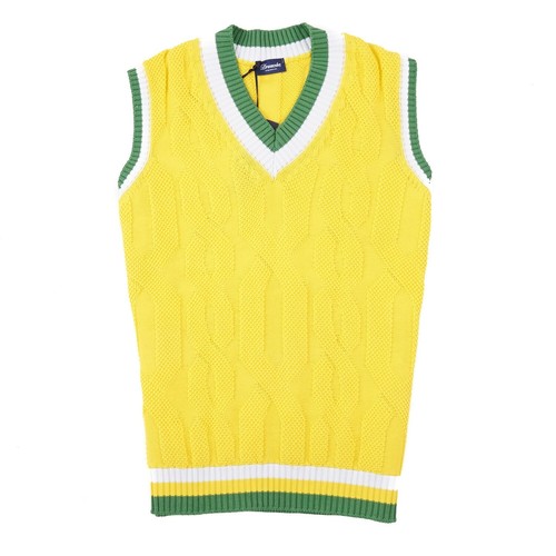Gilet Sans Manches Enfant Gymboree – Rayures Néon Jaune, Turquoise, Gris, Noir, Taille 5-6 Ans, Neuf