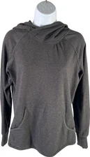 The Normal Brand Women’s Gray Long Sleeve Hooded Sweatshirt - XS